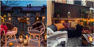 décoration balcon d'appartement idees decoration balcon automne astuce pas cher