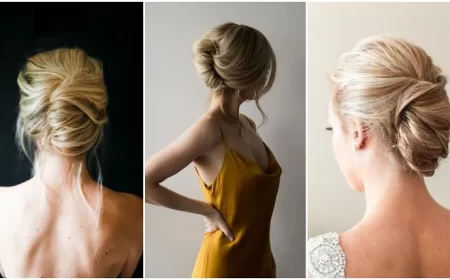 idée pour faire un chignon banane moderne tuto