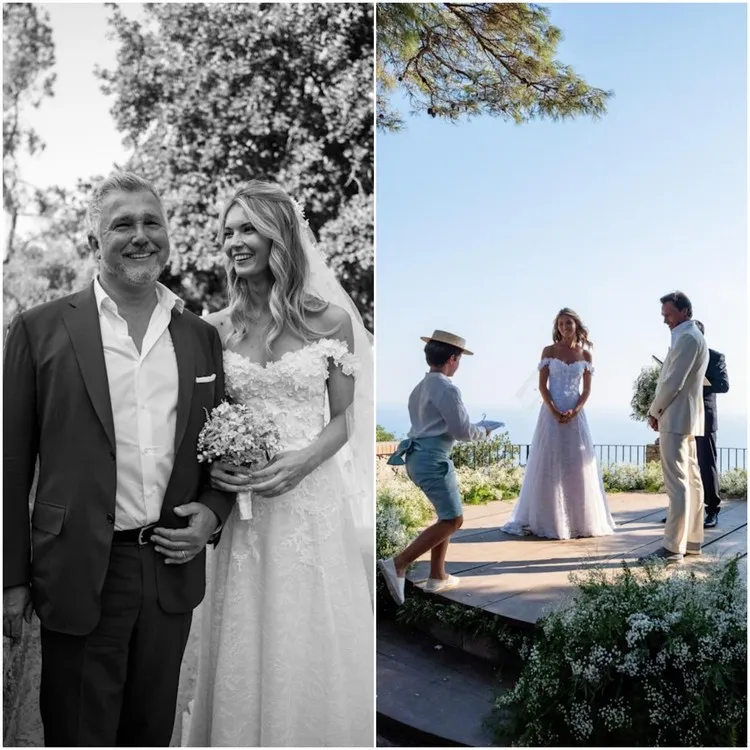 Gabriella de Givenchy robe de mariée romantique cérémonie île de Capri