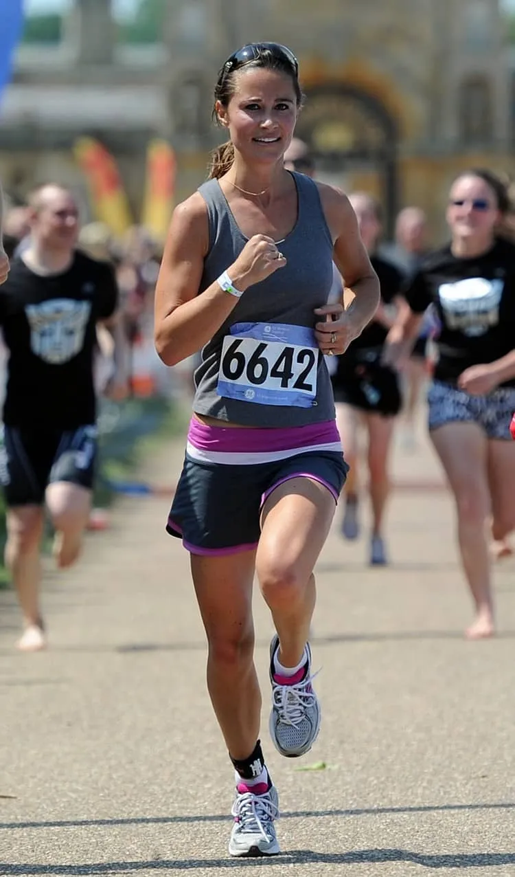 Pippa Middleton course à pied marathon pleine forme après l'accouchement de deux enfants quelle routine