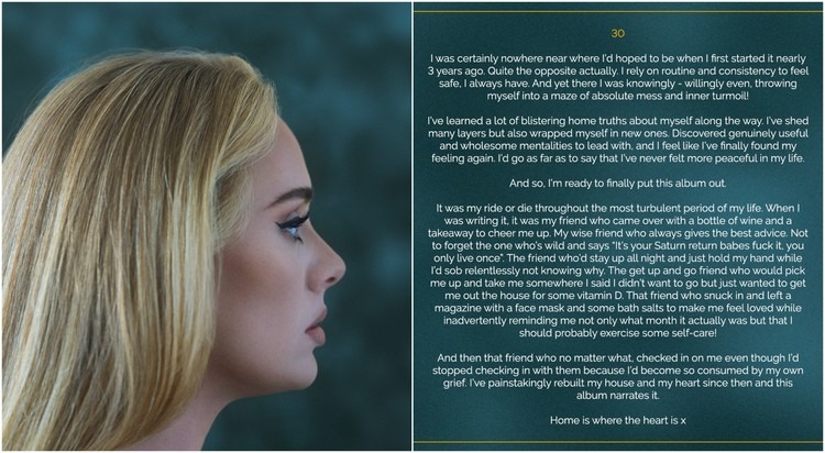 chanteuse Adele sortie de son nouvel album 30 mois prochain 19 novembre 2021 nouveau single Easy on Me 15 octobre
