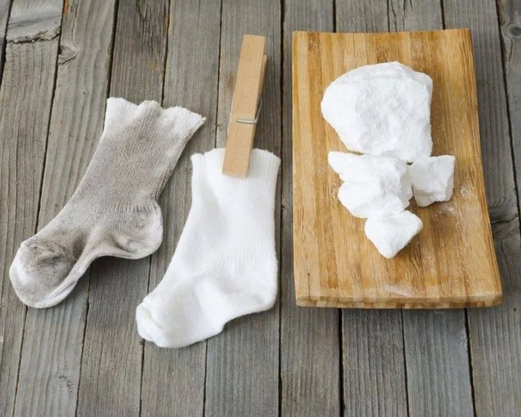 comment blanchir le linge avec de l’ammoniaque acide borique tremper chaussettes