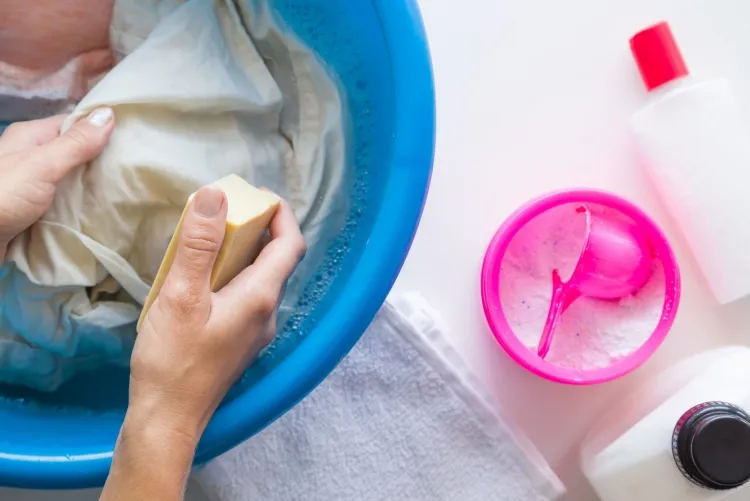 comment blanchir le linge avec du savon lessive arme blanchissante grand mère