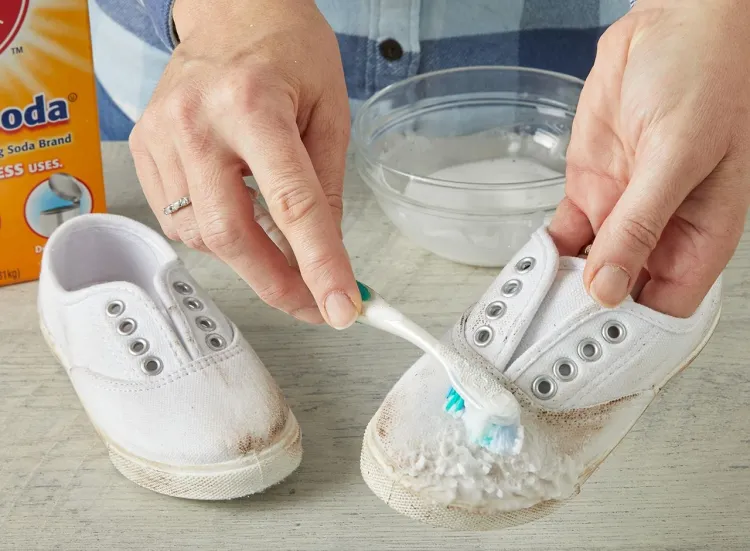 comment blanchir le linge avec du vinaigre effet blanchissant chaussures