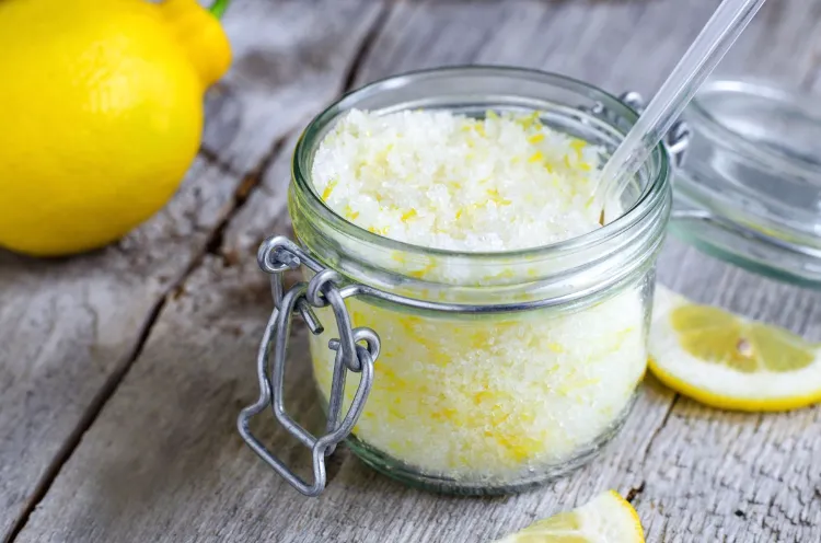 comment blanchir les joints de carrelage cuisine naturellement recette citron sel