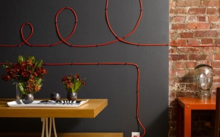 comment cacher des fils électriques sur un mur