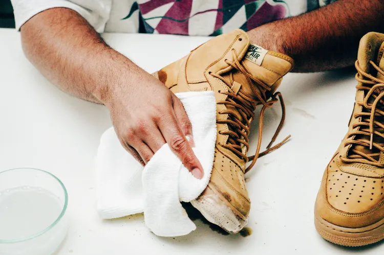 comment nettoyer basket en nubuck beige nike