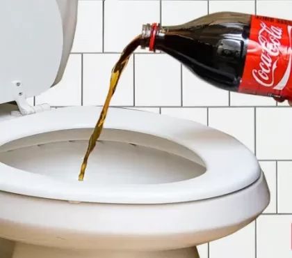 comment nettoyer efficacement le fond des toilettes coca cola abrasif puissant