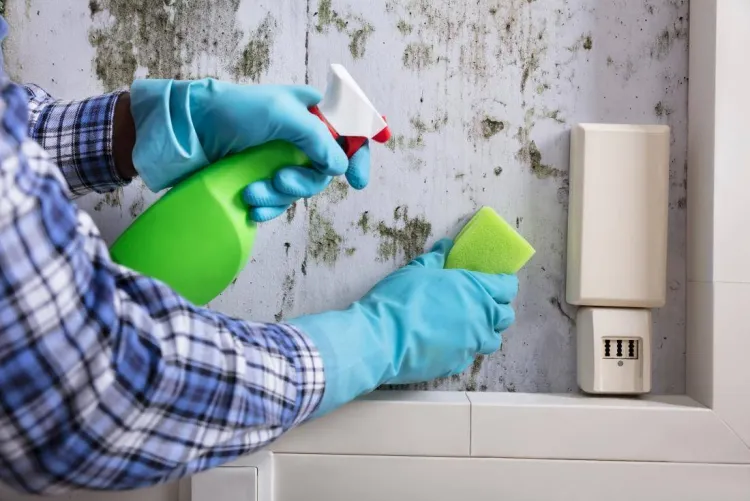 comment nettoyer les moisissures dans la salle de bain efficacité ammoniaque aqueux