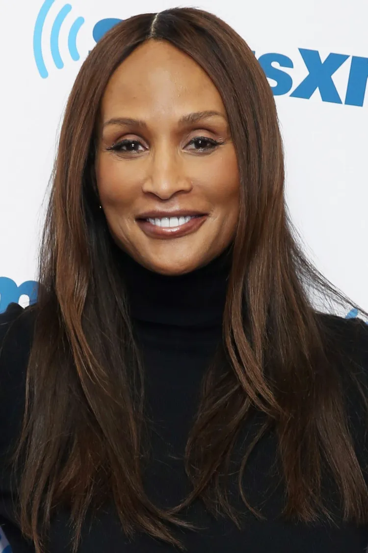 How to wear long hair after 50 dark skin Beverly Johnson star