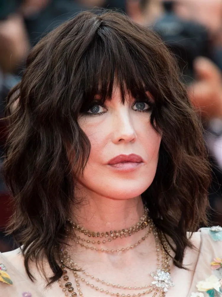 Short haircut for a 60-year-old woman, short thick hair, haircut by Isabelle Adjani