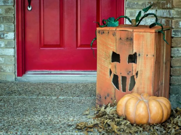 décoration halloween extérieur a fabriquer