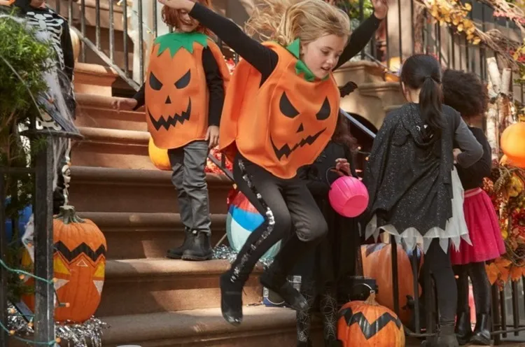 déguisement halloween enfant fille costume pas cher nouvelle collection H&M citrouille jack o' Lantern