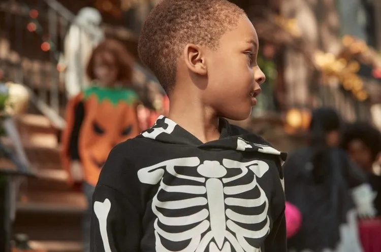 déguisement halloween garçon squelette costume bon marché H&M