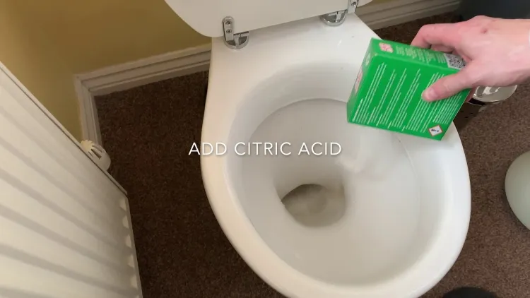 détartrer les WC utiliser acide citrique jus citron efficace