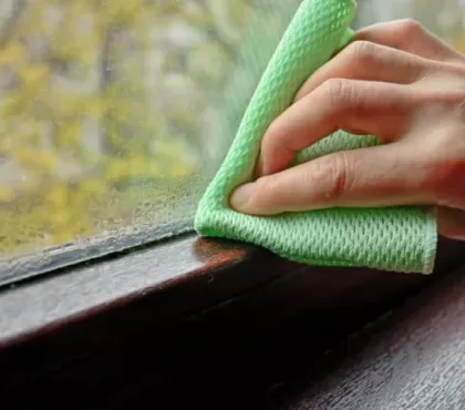 éviter condensation sur les fenêtres essuyer surfaces froides hotte aspirante