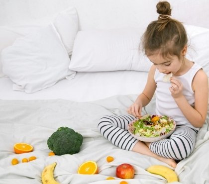 fruits et légumes consomation élevée chez l'enfant une meilleure santé mentale nouvelle étude