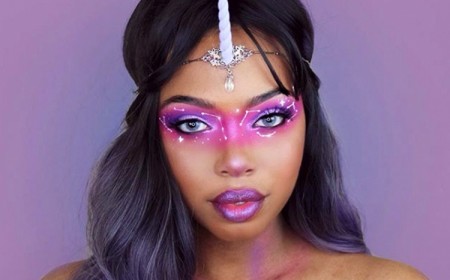 galaxy makeup facile pour la fête de Halloween