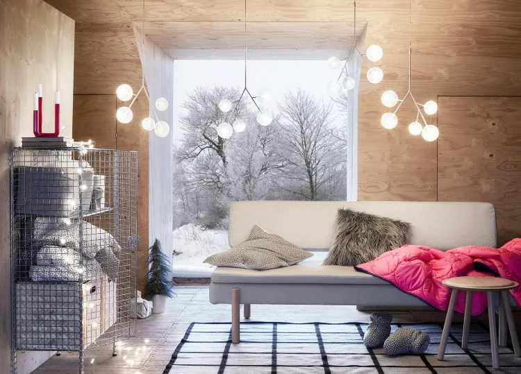 idée déco IKEA hiver 2021 décoration maison emballage cadeaux