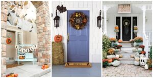 idee deco halloween tendance 2021 exterieur porche veranda porte jardin