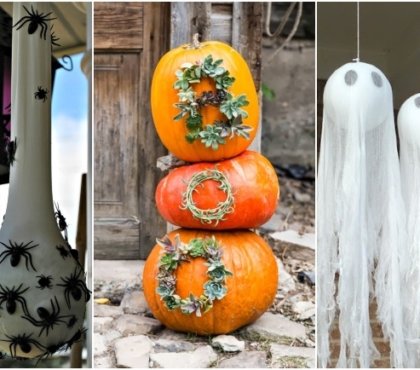 idées originales décoration halloween 2021 extérieur qui fait peur fabriquer pas cher