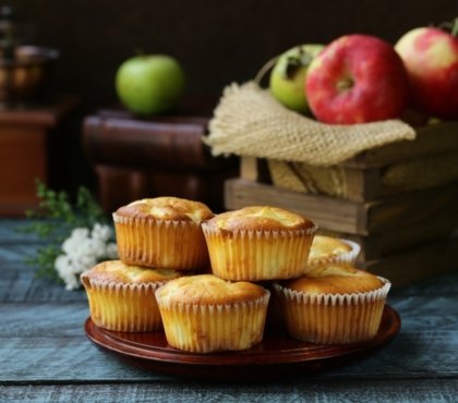 idée de petit déjeuner automne pour le samedi matin muffins à la pomme