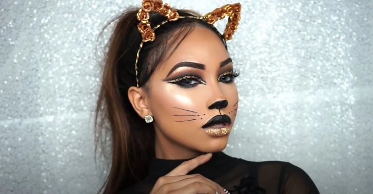 maquillage halloween femme chat sexy tuto video