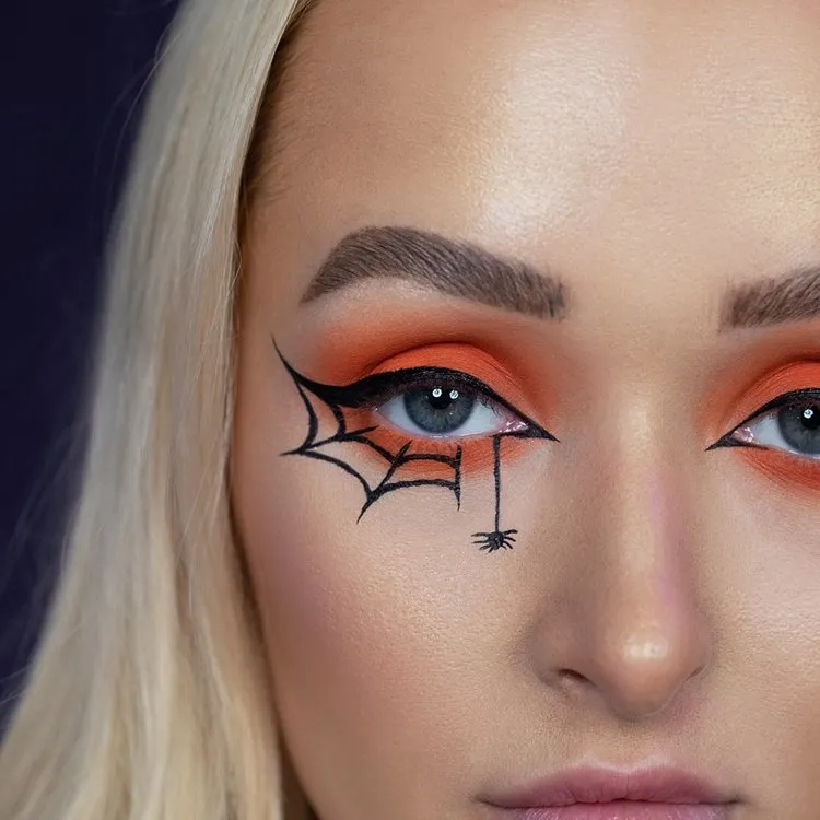 maquillage yeux Halloween 2021