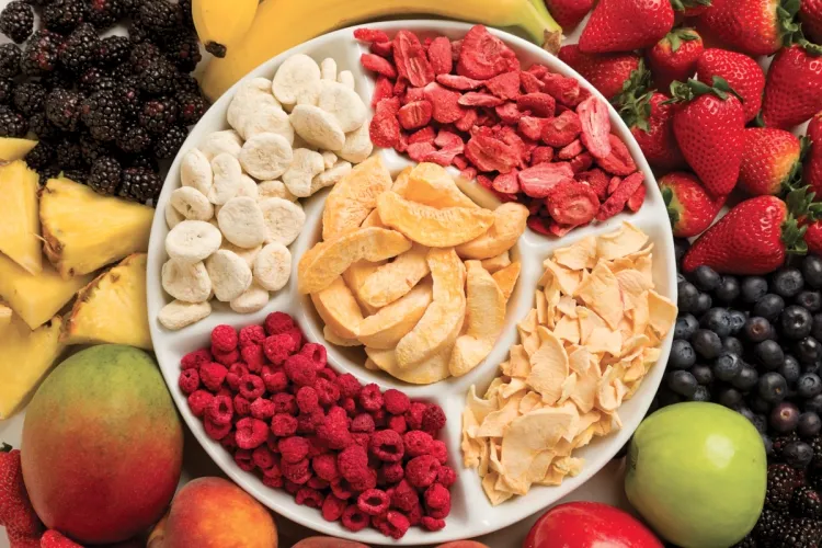 méthodes déshydratation fruits réduire partie nutriments enzymes