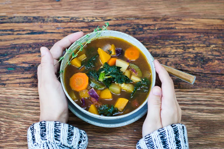 quelle soupe légumes octobre maison servir déjeuner dimanche famille