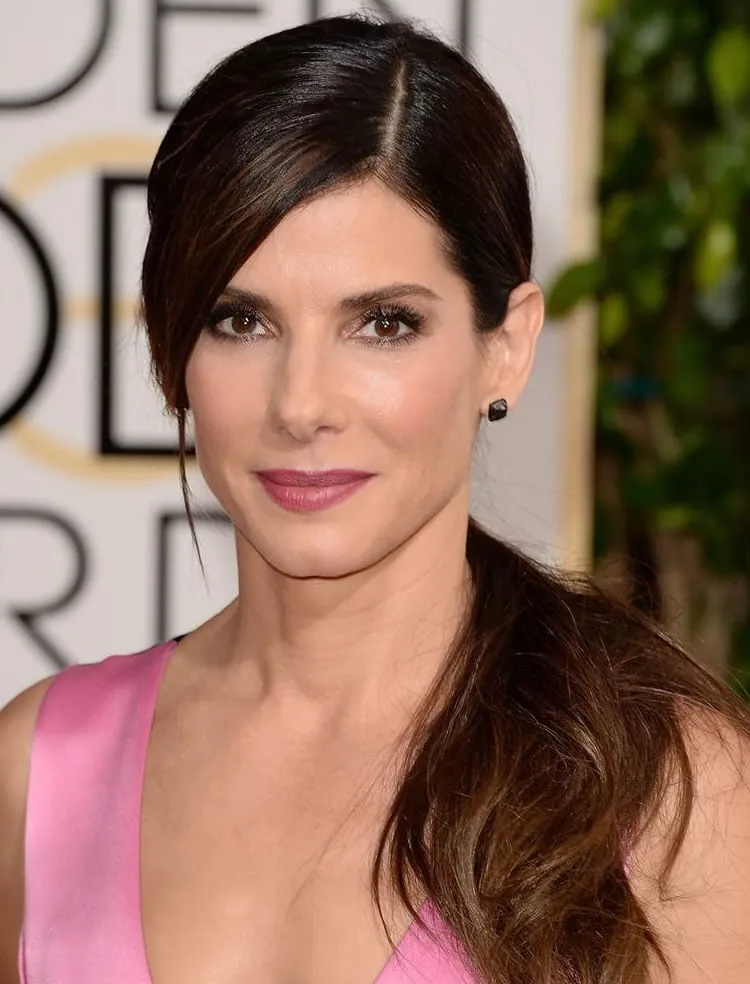 Sandra Bullock Long brown hair after 50 ideas for American actresses