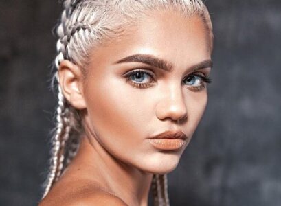 tresses collées cheveux blonds tendance automne hiver 2021