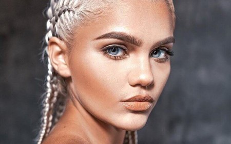 tresses collées cheveux blonds tendance automne hiver 2021