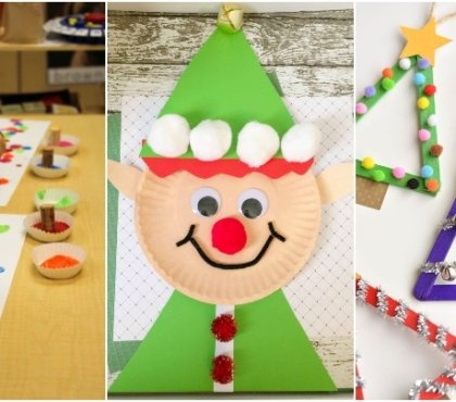 Bricolage Noël maternelle idées faciles enfants petite moyenne grande section