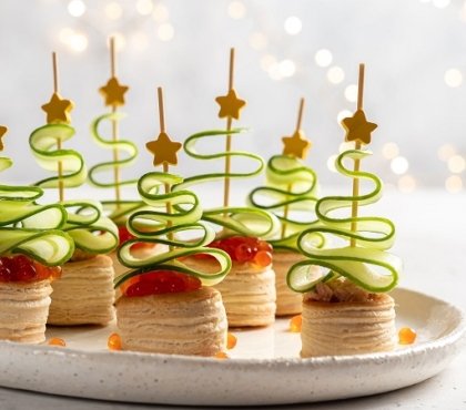 Réveillez vos papilles avec une recette de canapé apéritif de Noël