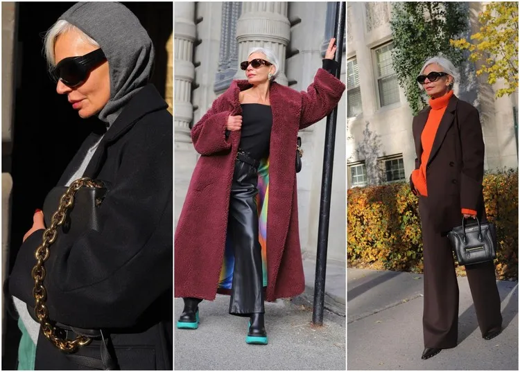 accessoires femme tendance inspiration style Grece Ghanem mode femme plus de 50 ans tendance mode femme 2021 lunettes de soleil modernes