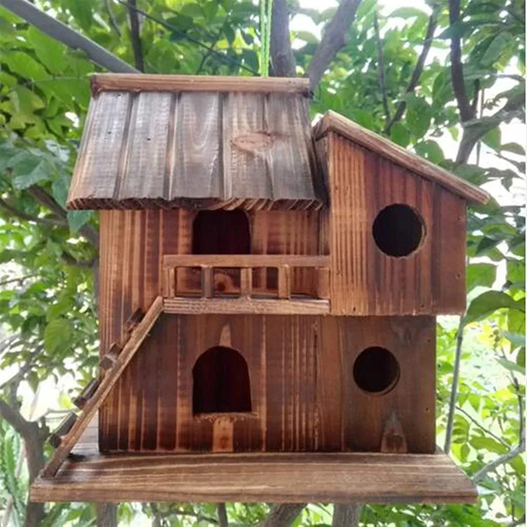 cabane en bois diy pour oiseaux