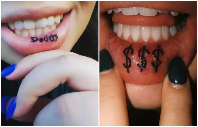 combien de temps tatouage lèvre intérieur