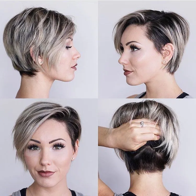 How to adopt the style of coloring short hair