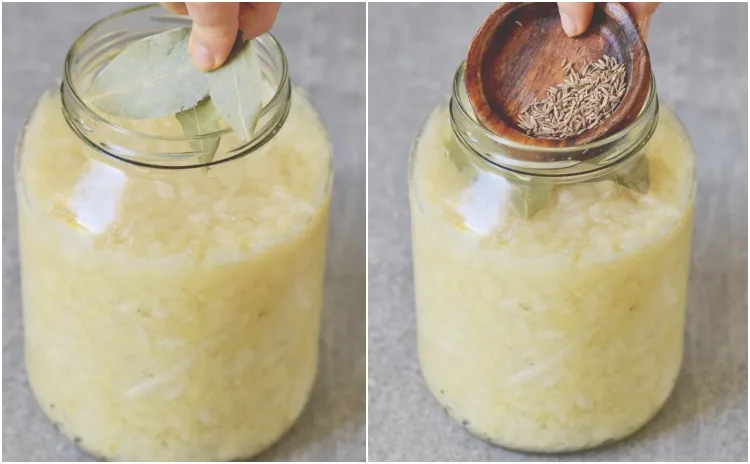 comment assaisonner chou dans bocal recette choucroute alsacienne crue probiotique
