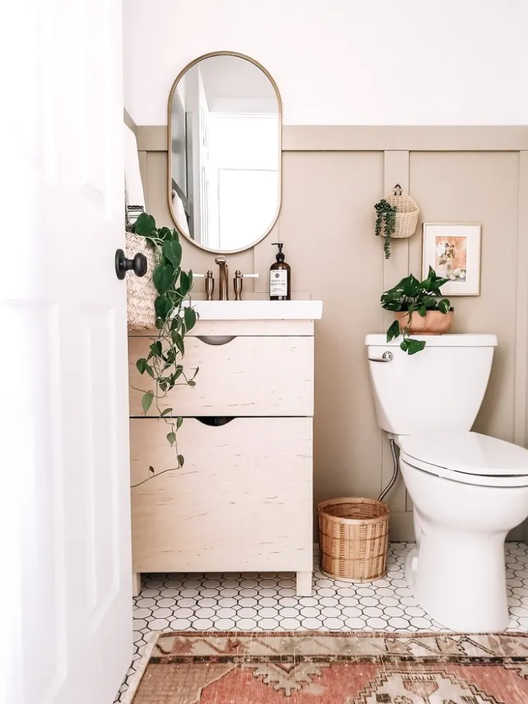 comment décorer une salle de bain zen avec des plantes