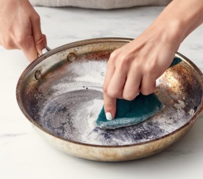 comment nettoyer une casserole brûlée en inox