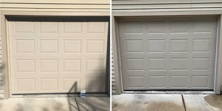 comment nettoyer une porte de garage en aluminium