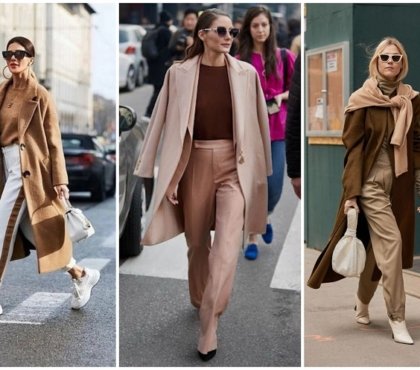 comment porter beige couleur tendance automne 2021 hiver mode femme looks streetwear
