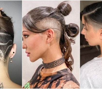 coupe de cheveux femme rasé 2021 idées de coiffures tendance hiver coupe de cheveux courte