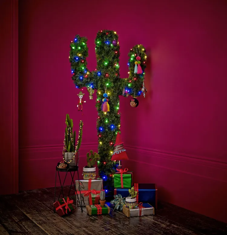 décoration de Noel original cactus à décorer sapin alternatif fetes 2021