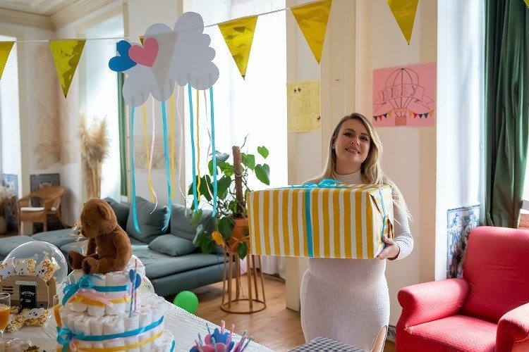 decoration neutre baby shower mixte