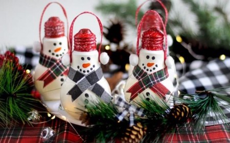 déco de Noël à faire soi-même avec des ampoules récup