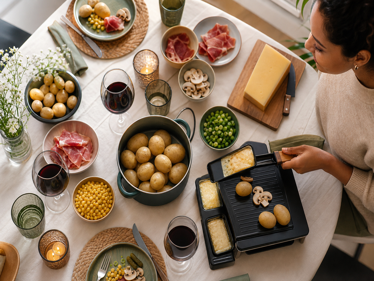 Dîner raclette les essentielles