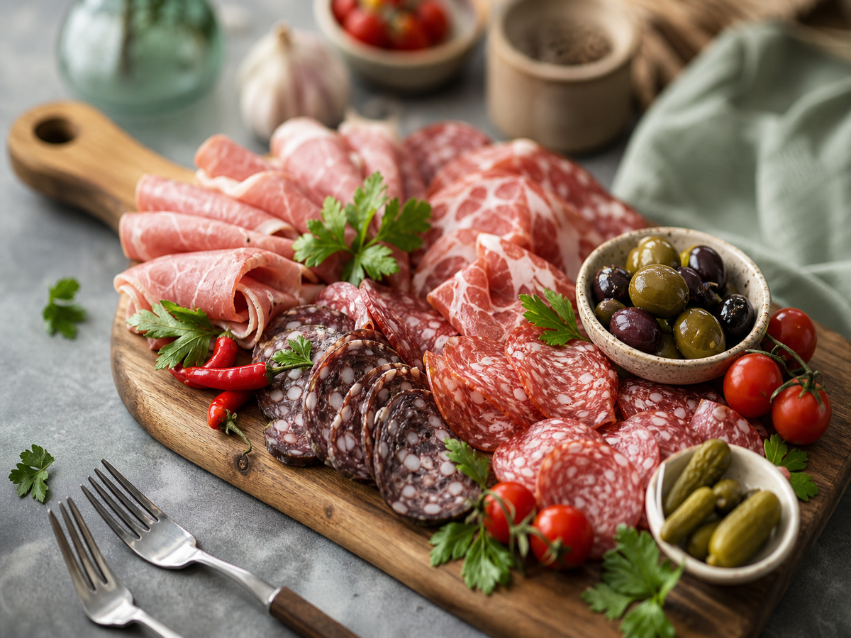 De la charcuterie pour la soirée raclette